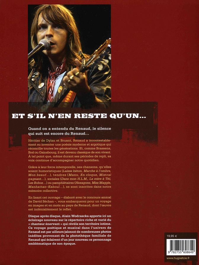 Quatri�me de couverture du livre d'Alain Wodrascka Renaud, et s'il n'en reste qu'un