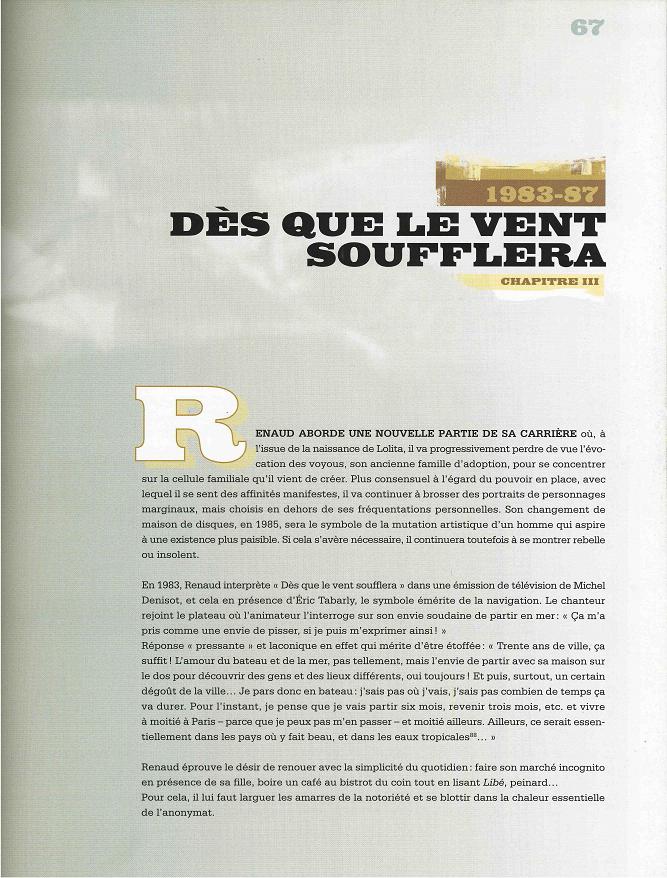 Page 67 du livre Renaud et s'il n'en reste qu'un d'Alain Wodraska