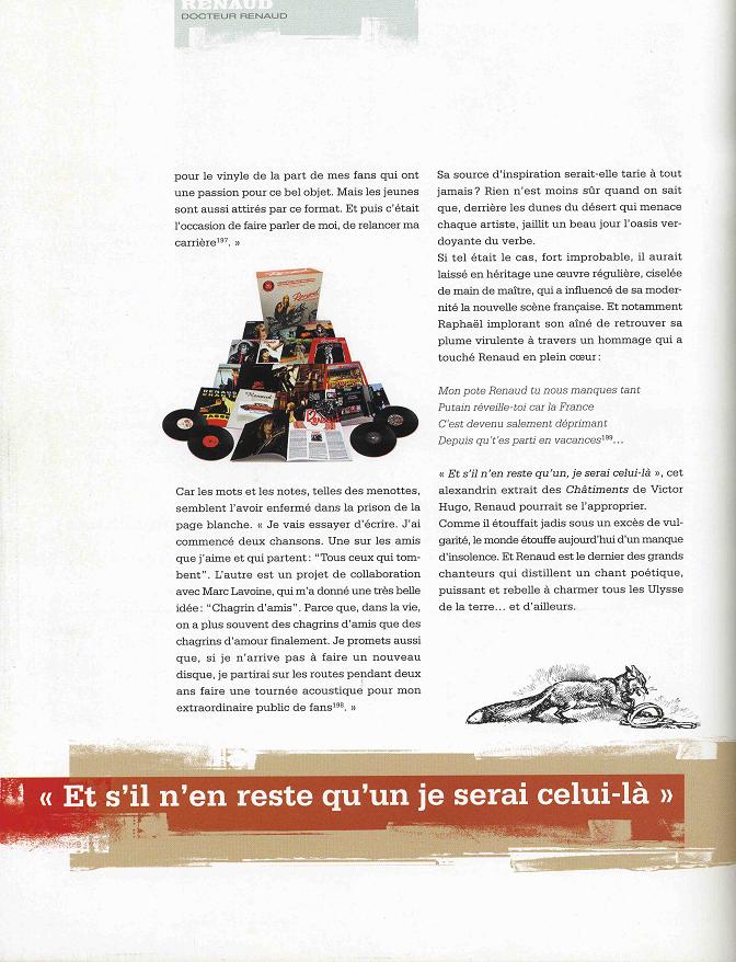Page 147 du livre Renaud et s'il n'en reste qu'un d'Alain Wodraska