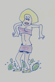 Julie, dessin�e par Guillaume