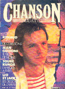 Chanson magazine - Mars 1985
