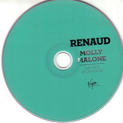 Scan du disque � l'int�rieur du CD Digipack Standard Molly Malone