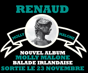 Visuel Annonce Concours Pr&eacute;-&eacute;coute album Molly Malone sur Facebook officiel de Renaud en novembre 2009