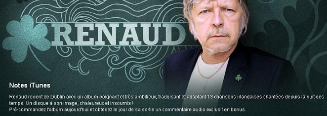 Interviw Bonus Renaud Molly Malone sur Itunes