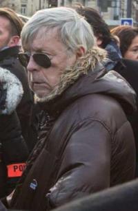 Renaud place de la R�publique � Paris le 11/01/2015