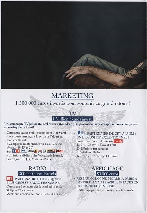 renaud plan media annonce nouvel album 8 avril 2016