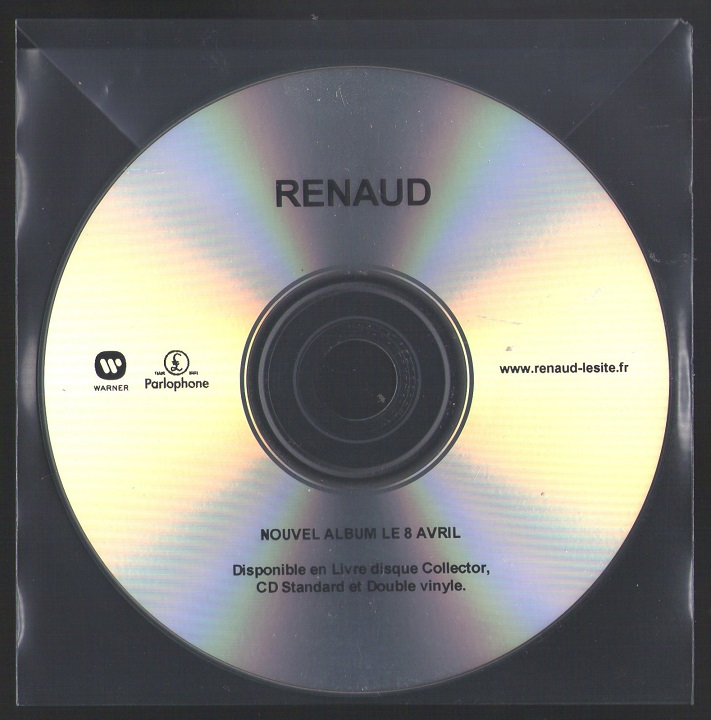 renaud cd compact disc album 8 avril 2016