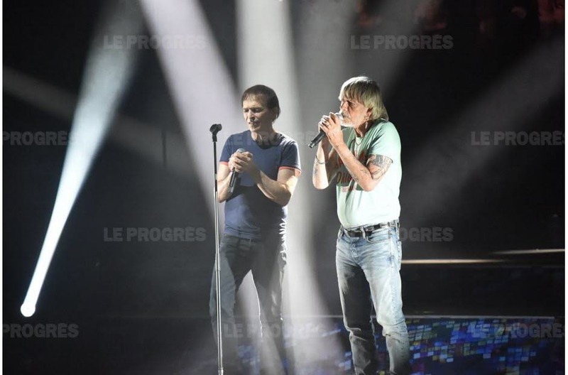 Renaud en concert � Saint-Etienne avec I Muvrini