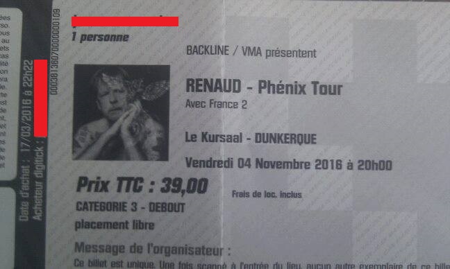 ticket concert ph�nix tour renaud 2016 2017 digitick
