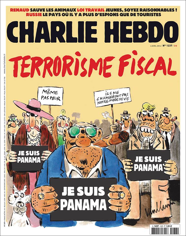 Charlie Hebdo 1237 6 avril 2016 Renaud sauve les animaux